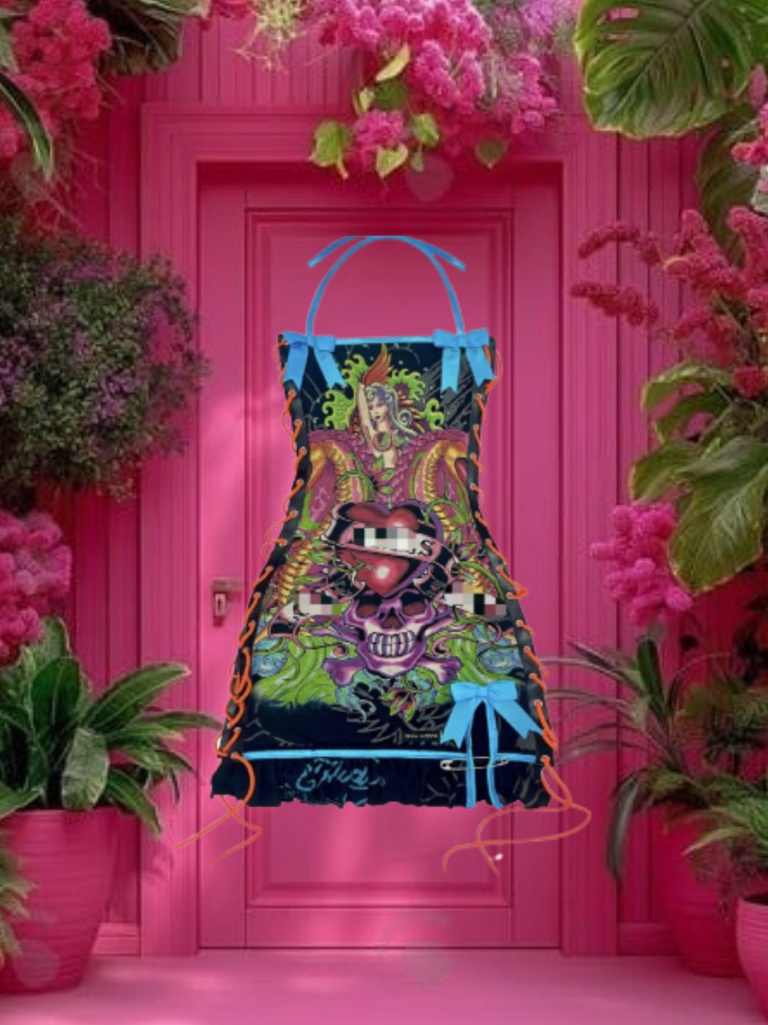 Ed Hardy Dress (Blue)