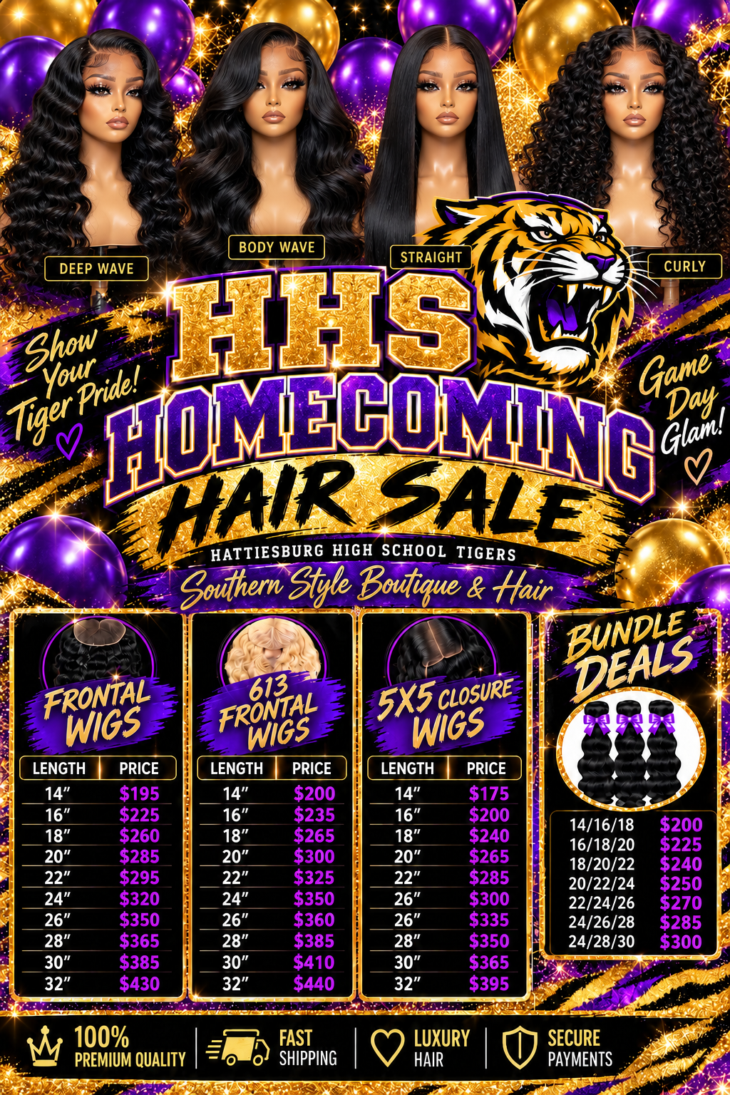HOMECOMING  LACE FRONT WIG SALE