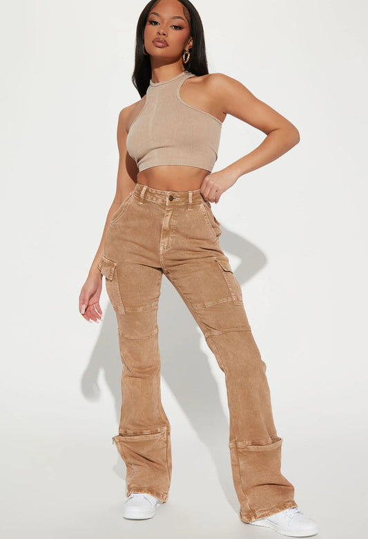 Bad To The Bone Cargo Jeans