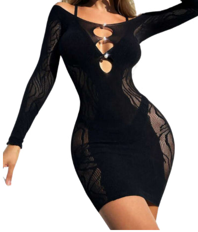 Copy of Off The Chain Dress (Black)