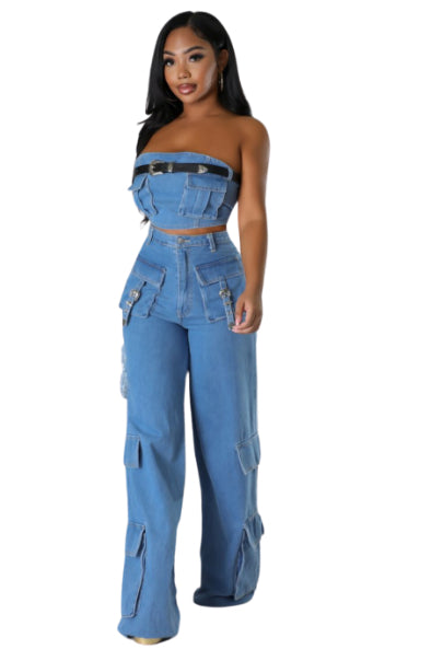 Daisy Denim Set