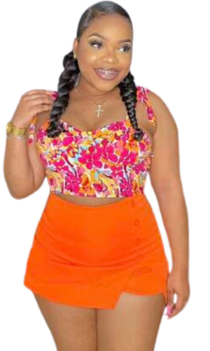 Prive Skort (Orange)