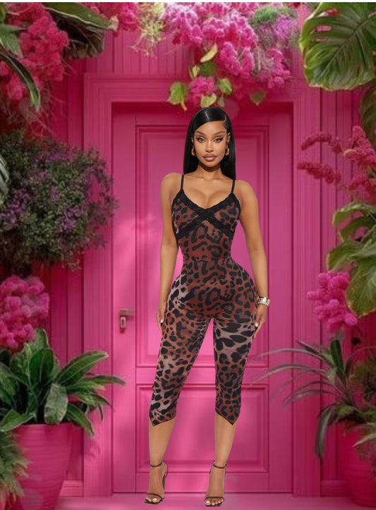 Bad Girl Capri Jumpsuit