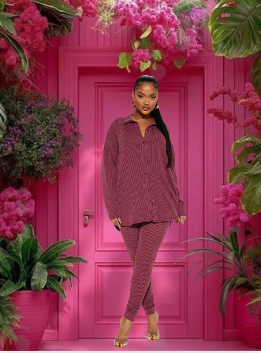 Chill Vibes Set (Burgundy)