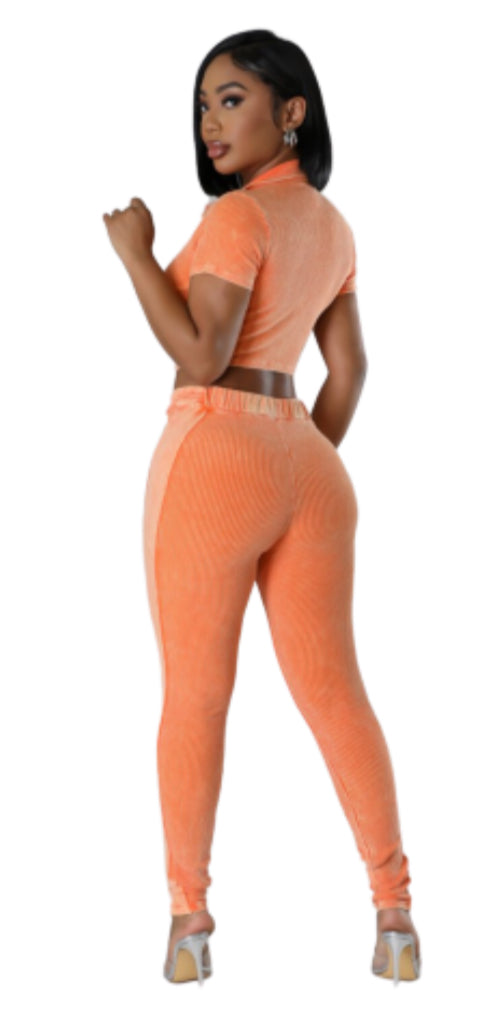 Orange Legging Set